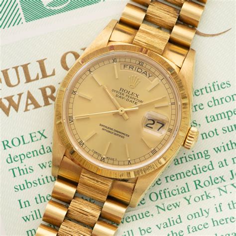 rolex day date bark dial 18078 1979|rolex day date 36 18078.